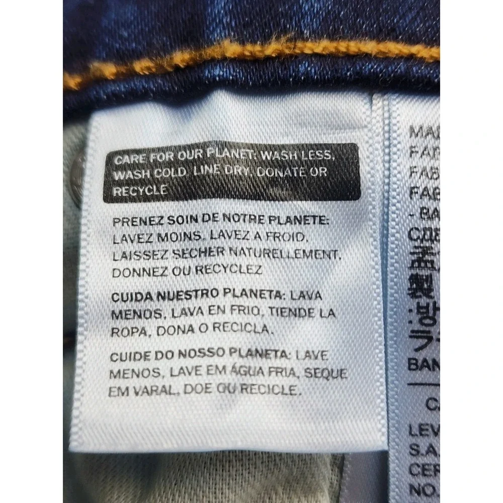Levis 541 Athletic Fit Blue Jeans Dark Wash Denim Pants Sz 33x30 EUC